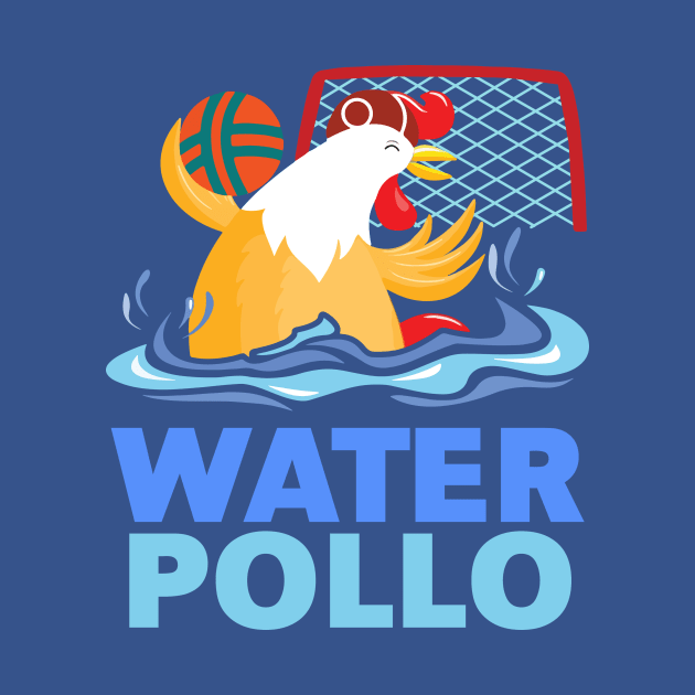 chicken water polo merch by veakihlo