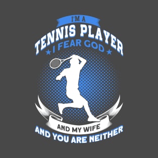 Playing Tennis Tennis Player Tennis T-Shirt