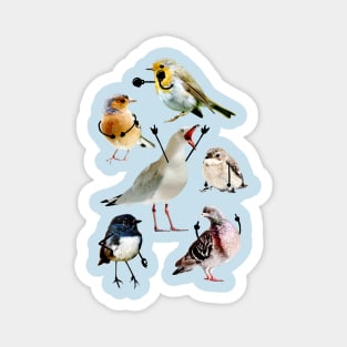 Birds with Arms Magnet