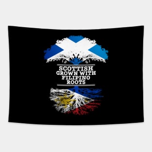 Scottish Grown With Filipino Roots - Gift for Philippines With Roots From Filipino Tapestry