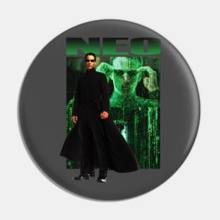 Neo The Matrix Retro Movie Pin