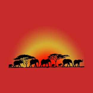 Elephant Crossing T-Shirt