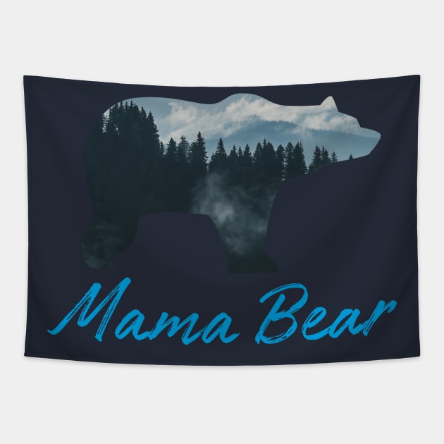 Mama Bear Tapestry by tsomid