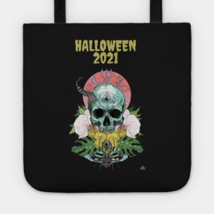 Halloween T-shirt 2021 Horor Design Of Spirit Tote