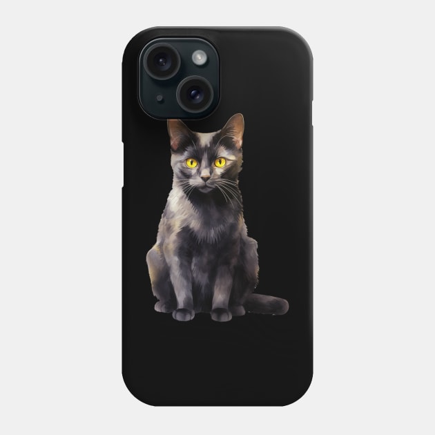Mandalay  Cat Phone Case by DavidBriotArt