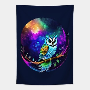 Moonlight Owl 1 Tapestry