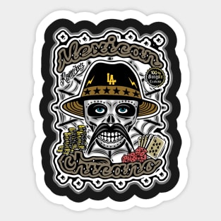 Dodgers Skull Stickers for Sale