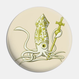 Squid Pope Pin