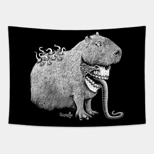 Creepy Capybara Tapestry