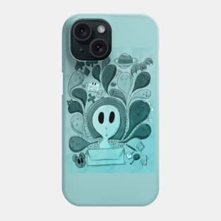 Doodle Box Duotone Phone Case