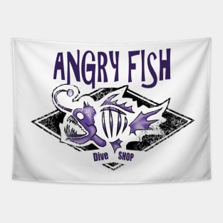 Angry Fish Tapestry