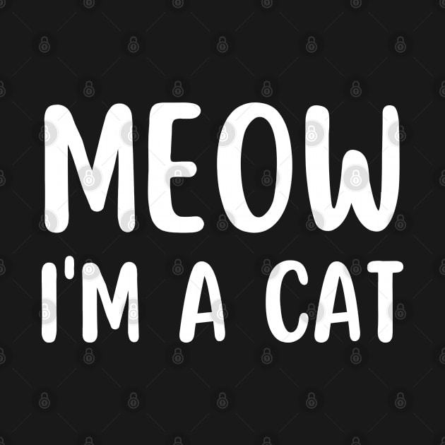 Meow Im A Cat Halloween Costume by Arts-lf