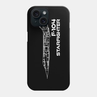 Lockheed F-104 Starfighter Phone Case