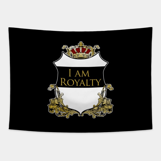 I am Royalty 2 Tapestry by adamzworld