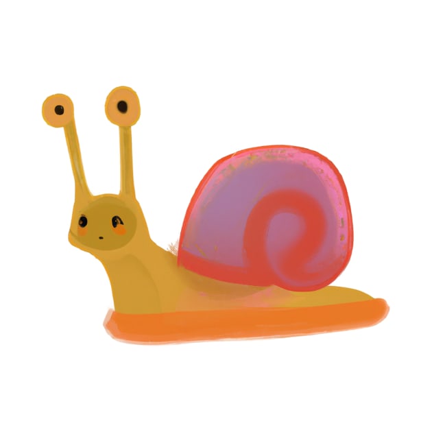 Cute Snail Drawing by Play Zoo