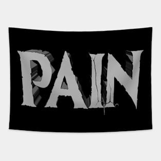 Pain text with crack Tapestry