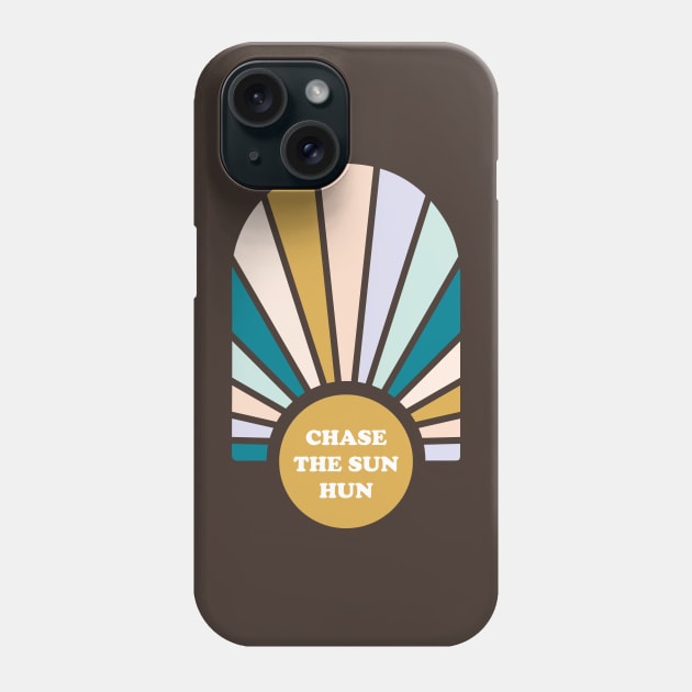 Chase the Sun Hun Phone Case by Duchess Plum