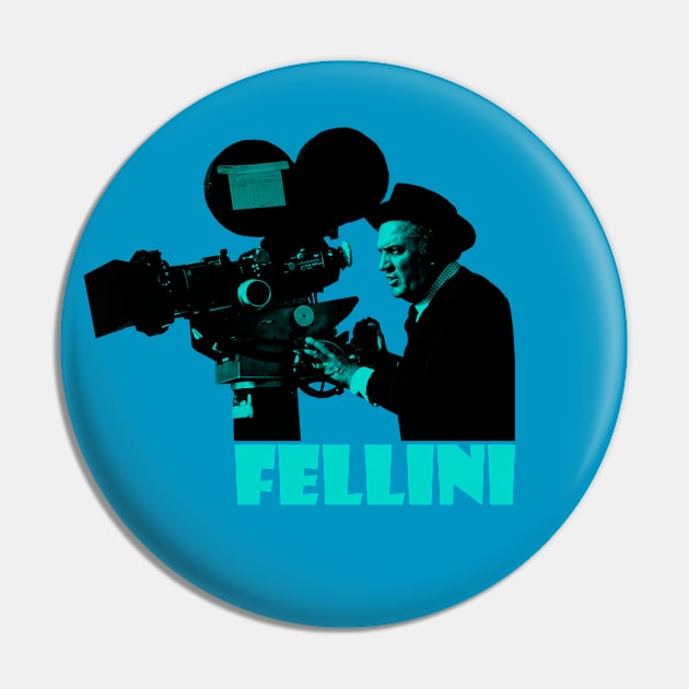 Frederico Fellini Pin by Nefarioso