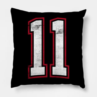 Number Eleven 11 Pillow