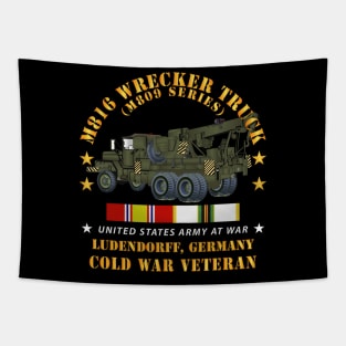 M816 Medium Wrecker Truck - OD - Left Rear Oblique - Ludendorff, Germany - w COLD SVC X 300 Tapestry