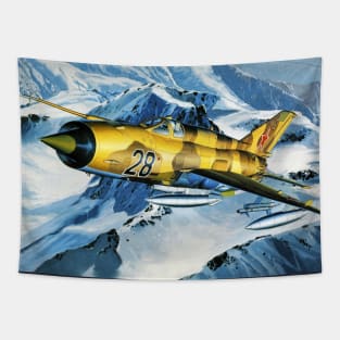 Mig21 Mountain Patrol Tapestry