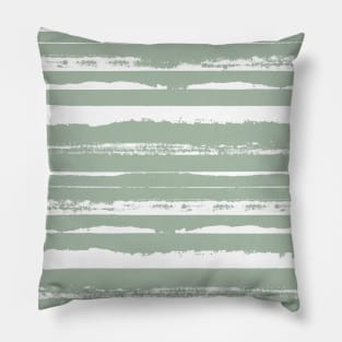 Sage Summer Stripes Pillow