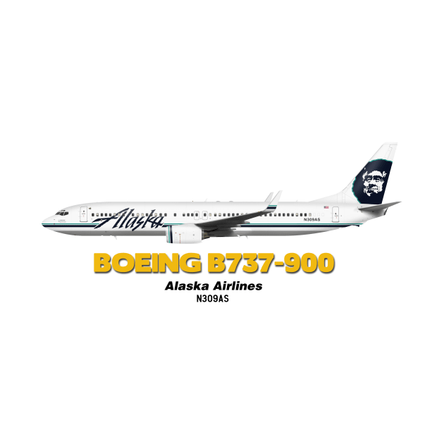 Boeing B737-900 - Alaska Airlines by TheArtofFlying