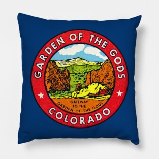 1950 Garden of the Gods Colorado Pillow