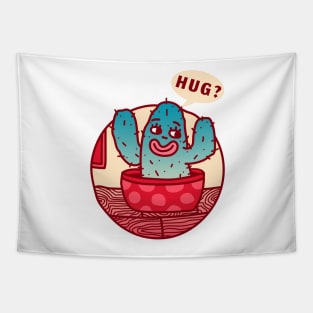 Cactus Hug Tapestry