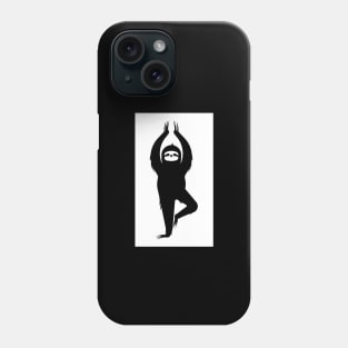 Sloth Yoga Tree Pose Phone Case