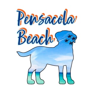 Pensacola Beach Florida Front Design T-Shirt