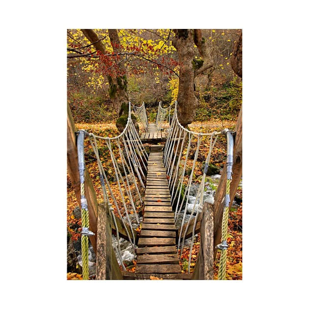 Autumnal crossing on the "Path of Love" by Cretense72