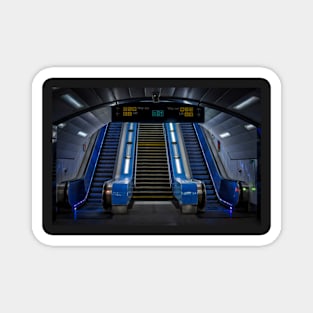 Metro Station Escalators Magnet
