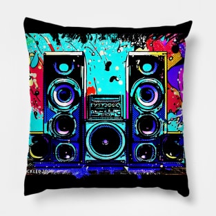 Speakers Pop Art Pillow