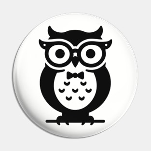 Nerdy Owl Pin