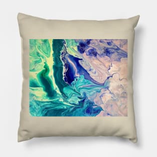 Clouds over the sea Pillow