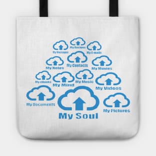 Digital Heaven Clouds Tote