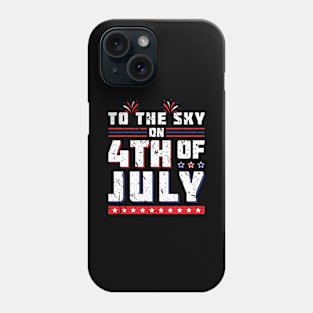 To The Sky On 4th Of July Drinking Phone Case