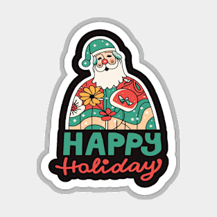 Happy Holiday - Christmas Magnet