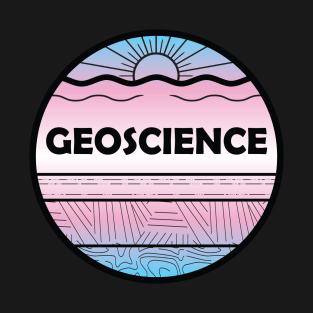 Trans Pride Geoscience Cross Section T-Shirt