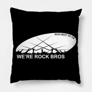 Rock must go on (white) Pillow