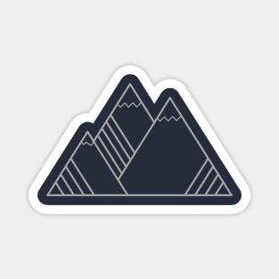 The "Plain" Series - Mountains Magnet