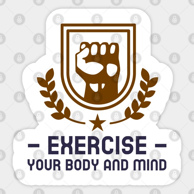 Body exercises Stickers, Unique Designs