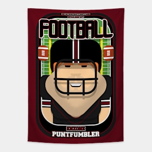 American Football Black and Maroon - Enzone Puntfumbler - Josh version Tapestry