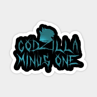 godzilla // blue glow Magnet