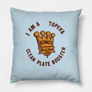 King's Food Host Clean Plate Booster (1969) Pillow