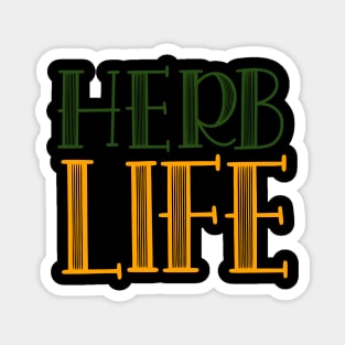 Herb Life Go Vegan Magnet