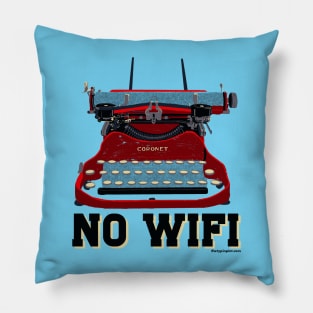 Typewriter No Wifi Pillow