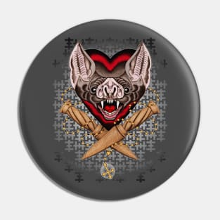 The Love Bats Pin