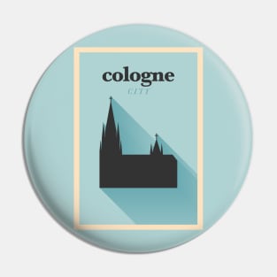 Cologne Poster Design Pin